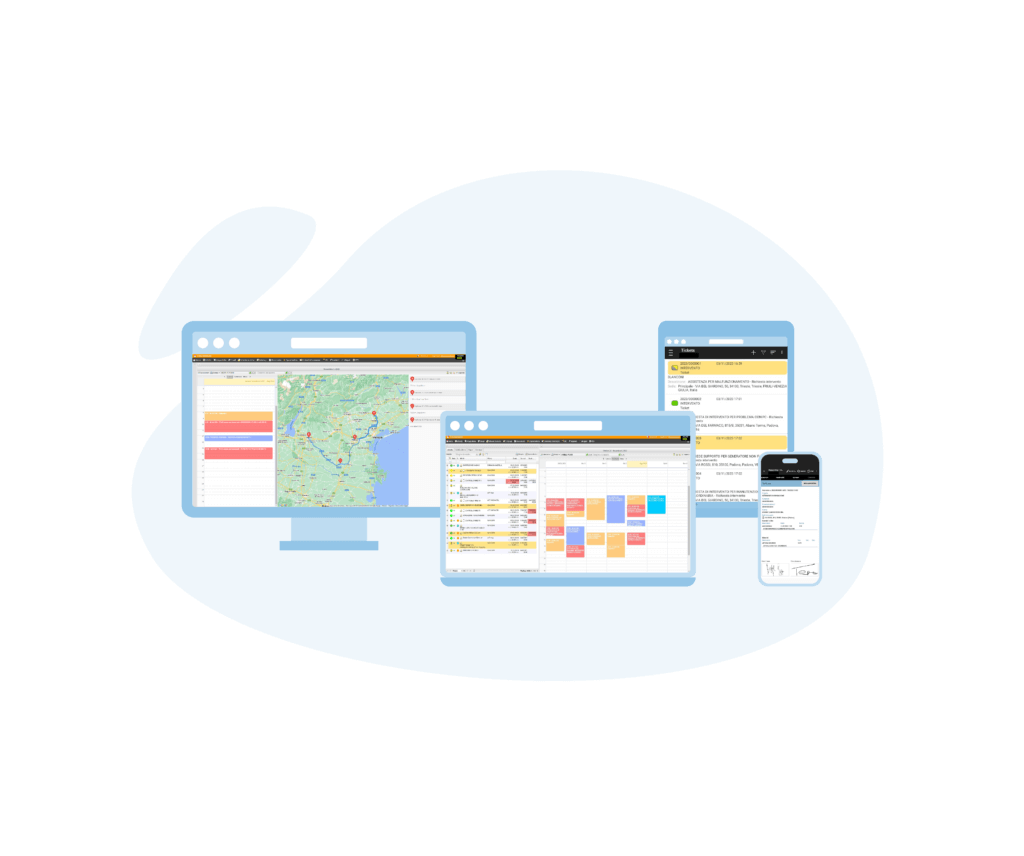 App CRM offline per android e ios - app software cmms